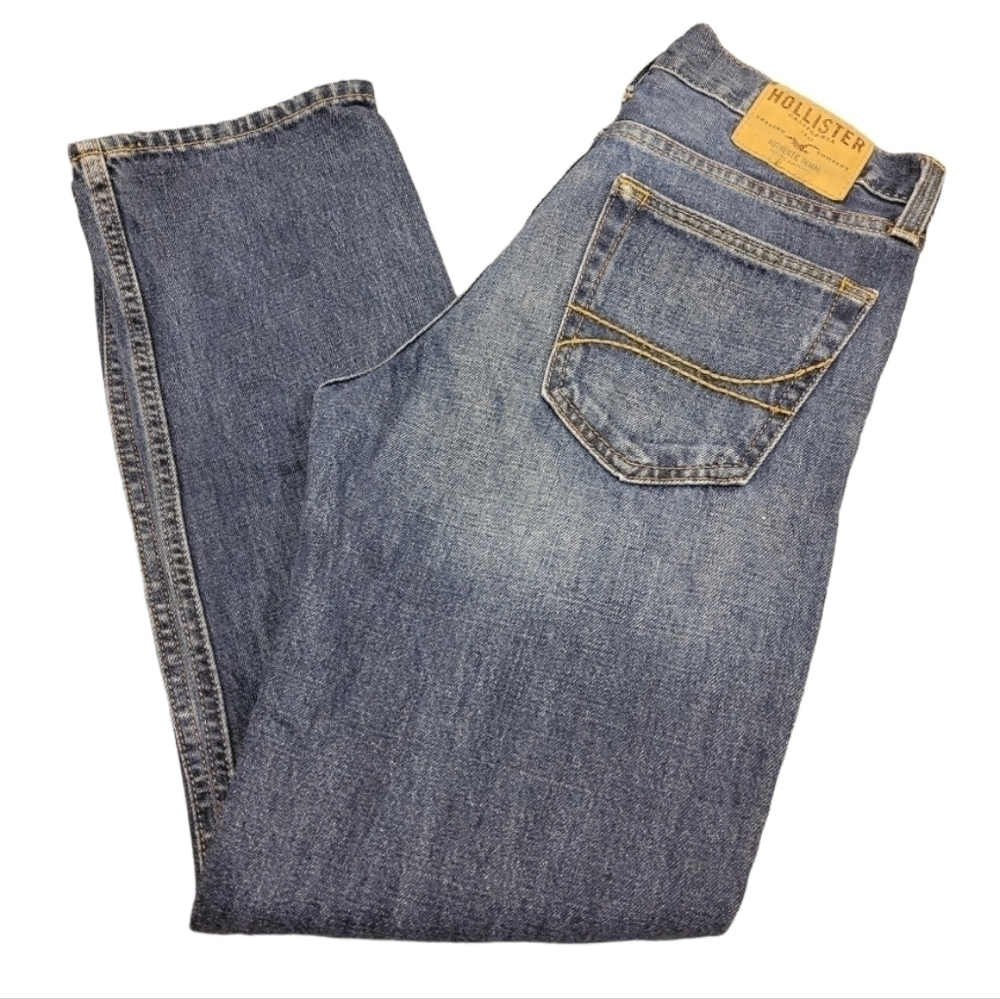 Hollister Classic Straight Button Fly Denim Jeans Size 29 Waist 30 Length